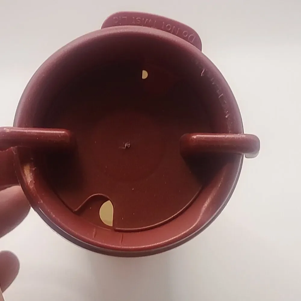 Disney Parks Whirley Drink Works! Mickey Mouse Plastic Drink Mug Cup Christmas